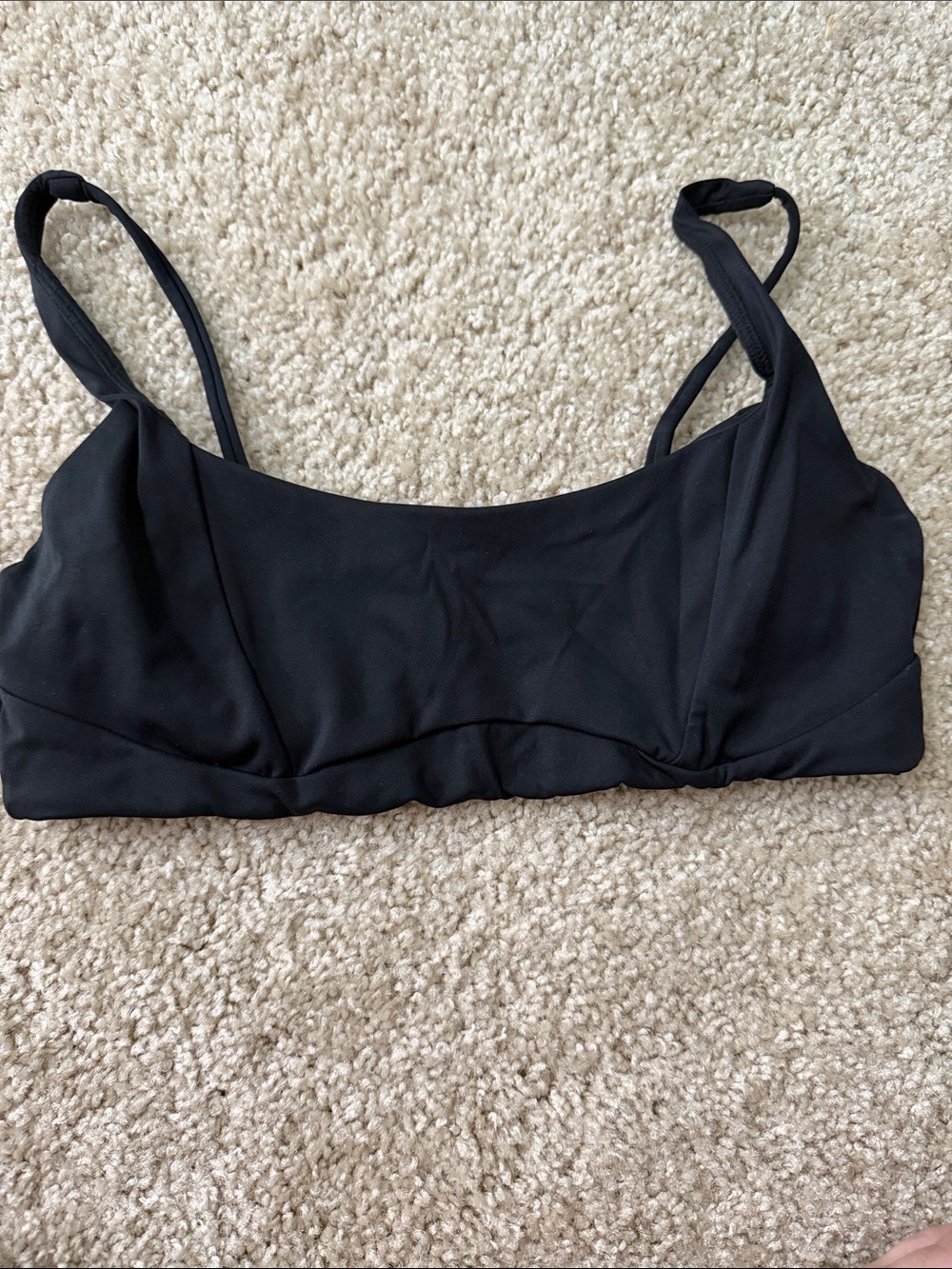 Crop Shop Boutique Black Sports Bra